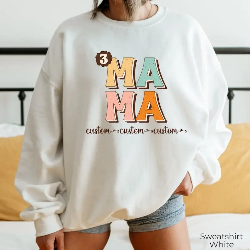 Customized Mama Mommy Mom Themed Shirt Preppy Grandmastyle{N002}3 T-Shirts, Hoodie, Sweatshirt - T-Shirt, Sweatshirt, Hoodie