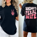 Feral Wife Shirt Somebodys Feral Wife Shirt Feral Ass Ex Wife Feral Wife Feral Mama Feral Ass Mama Feral Ex Wife Cotton Sleeve Cotton Sleeve T-Shirts, Hoodie, Sweatshirt - T-Shirt, Sweatshirt, Hoodie