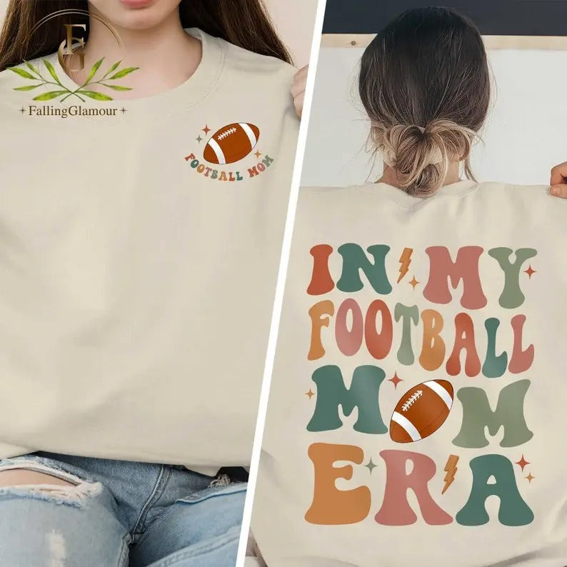 Football Mom Shirt My Football Mom Era Football Mama Shirt Sport Mom Football Lover Game Day Fall Shirt Football Season Shirt T-Shirts, Hoodie, Sweatshirt - T-Shirt, Sweatshirt, Hoodie