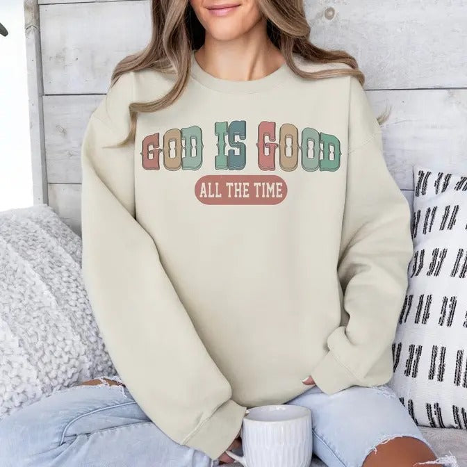 God Is Good All Time Easter Bible Verse Jesus Christian Shirt T-Shirts, Hoodie, Sweatshirt - T-Shirt, Sweatshirt, Hoodie