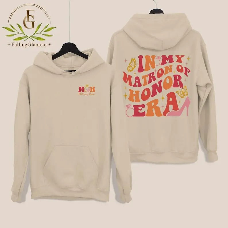 Matron Honor Shirt MOH My Matron Honor Era Shirt Bridal Party Bridesmaid Bachelorette Shirt Wedding Party T-Shirts, Hoodie, Sweatshirt - T-Shirt, Sweatshirt, Hoodie