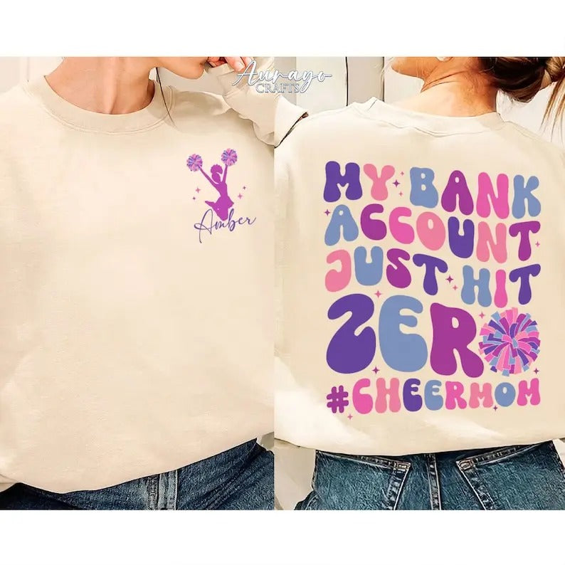 Personalized Cheer Mom Shirt Cheer Mom Era Cheer Mama Shirt Cheerleading Team Shirt Mom Her Cheer Her T-Shirts, Hoodie, Sweatshirt - T-Shirt, Sweatshirt, Hoodie