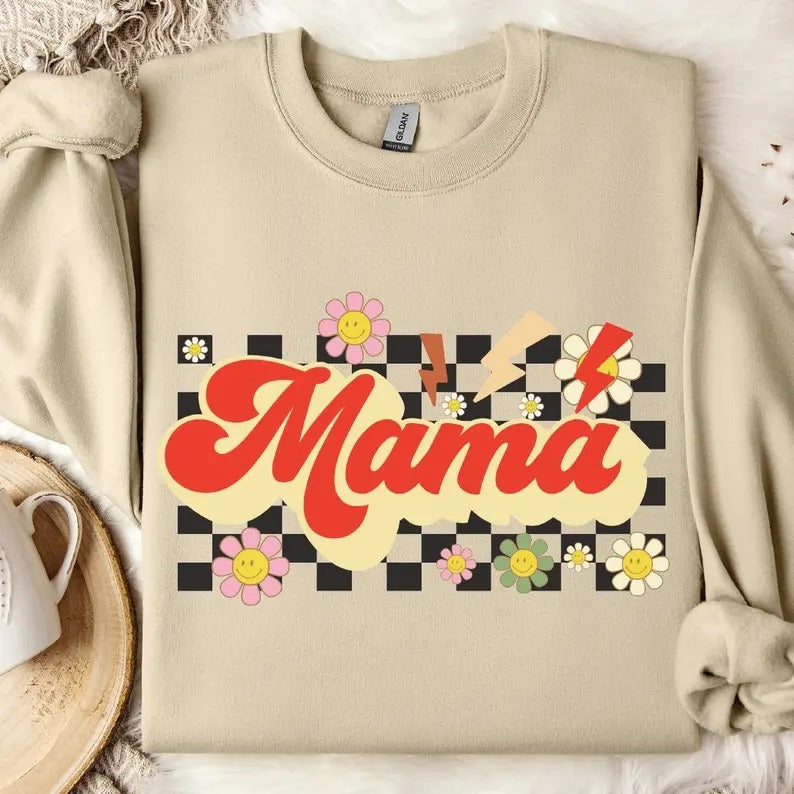Retro Mama & Mama Mom T-Shirts, Hoodie, Sweatshirt - T-Shirt, Sweatshirt, Hoodie