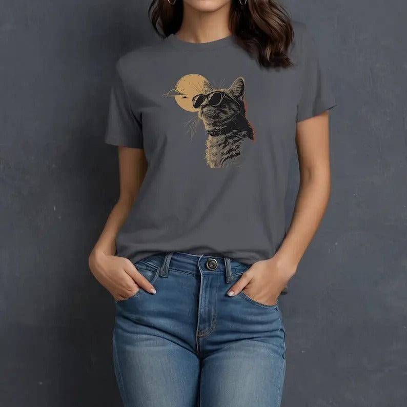 Solar Eclipse 2024 Shirt Cat Watching Solar Eclipse Shirt Sun Moon Totality 2024 Cat Solar Eclipse 2024 Solar Eclipse T-Shirts, Hoodie, Sweatshirt - T-Shirt, Sweatshirt, Hoodie