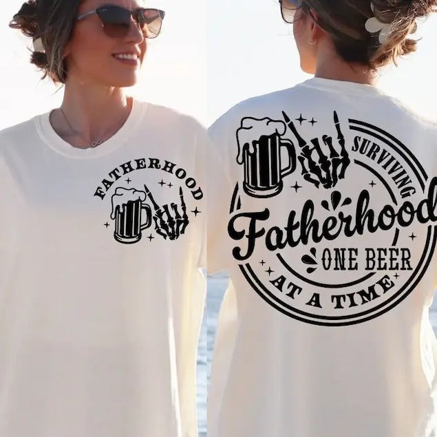 Surviving Fatherhood One Beer Time Funny Dad Dad Dad Vintage T-Shirts, Hoodie, Sweatshirt - T-Shirt, Sweatshirt, Hoodie