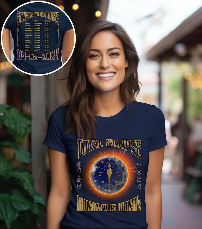 Total Solar Eclipse Twice Lifetime April 8 2024 Shirt Eclipse Event Eclipse Souvenir Celestial Astronomy T-Shirts, Hoodie, Sweatshirt - T-Shirt, Sweatshirt, Hoodie