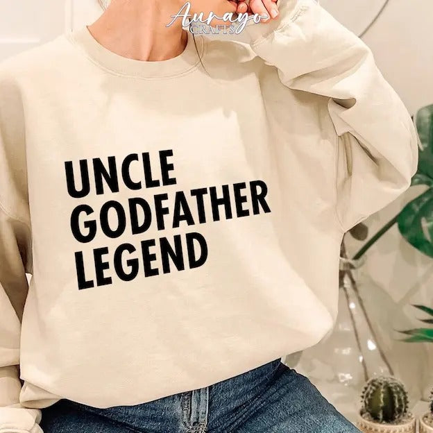 Uncle Godfather Shirt Uncle Godfather Legend Shirt Godfather Shirt Godfather Godfather Uncle Him T-Shirts, Hoodie, Sweatshirt - T-Shirt, Sweatshirt, Hoodie