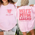 Wife Mom Legend Mom Cool Moms Club Shirt Mom Shirt Mom New Mom T-Shirts, Hoodie, Sweatshirt - T-Shirt, Sweatshirt, Hoodie