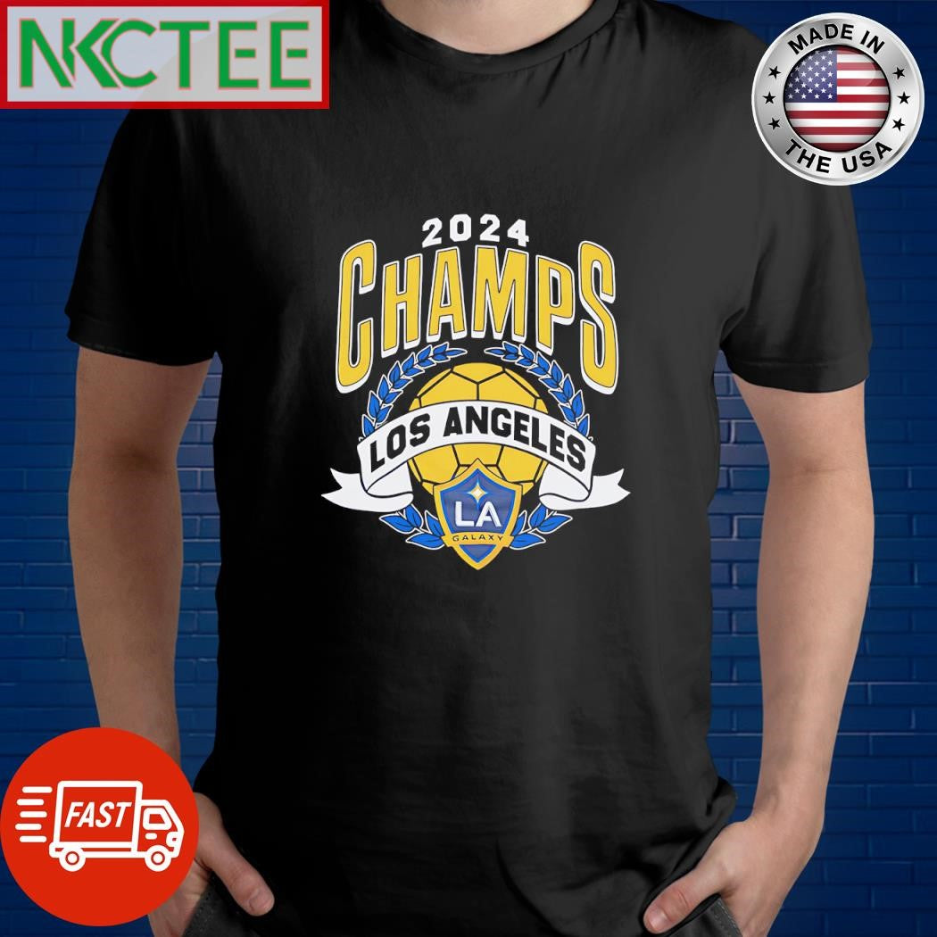 Premium 2024 Champs Los Angeles LA Galaxy MLS Cup shirt Unisex T-shirt, Sweatshirt, Hoodie, Long Sleeve Tee - T-Shirt, Sweatshirt, Hoodie