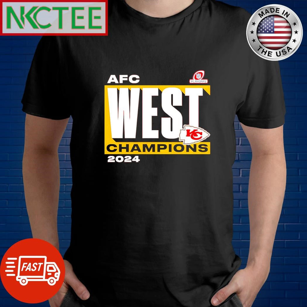 Premium AFC Playoffs West Champions 2024 Kansas City Chiefs shirt Unisex T-shirt, Sweatshirt, Hoodie, Long Sleeve Tee - T-Shirt, Sweatshirt, Hoodie
