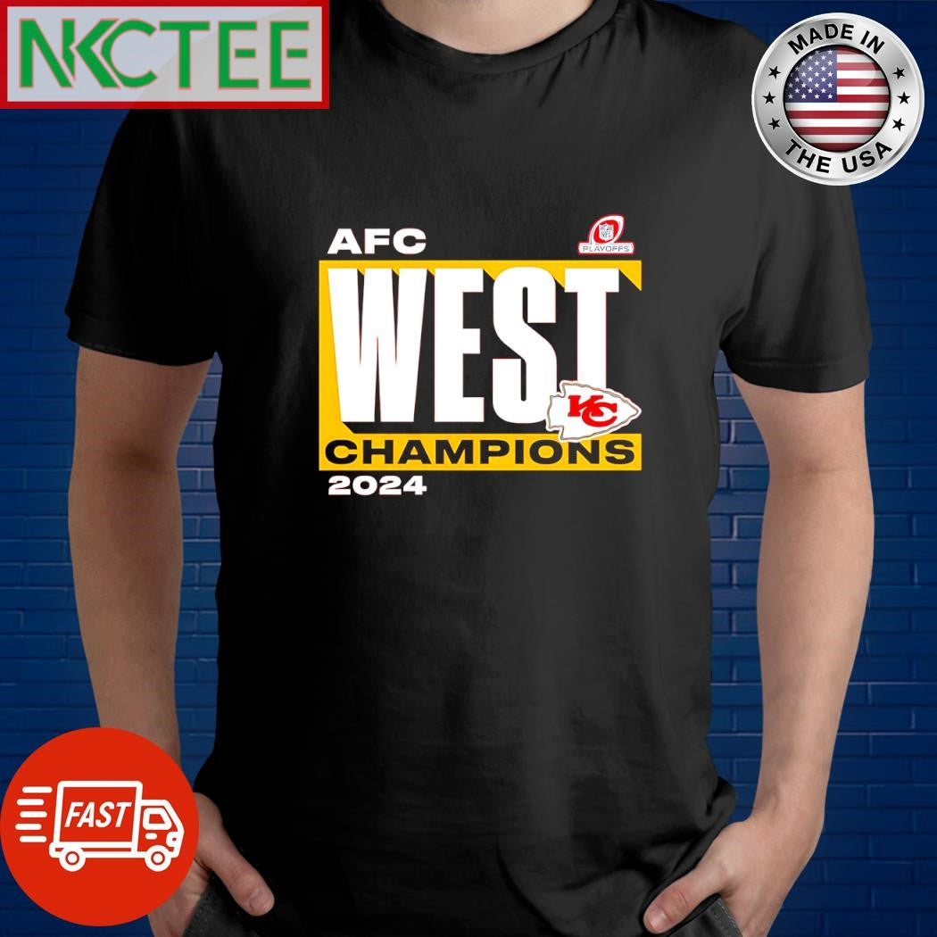 Premium AFC Playoffs West Champions 2024 Kansas City Chiefs shirt Unisex T-shirt, Sweatshirt, Hoodie, Long Sleeve Tee - T-Shirt, Sweatshirt, Hoodie