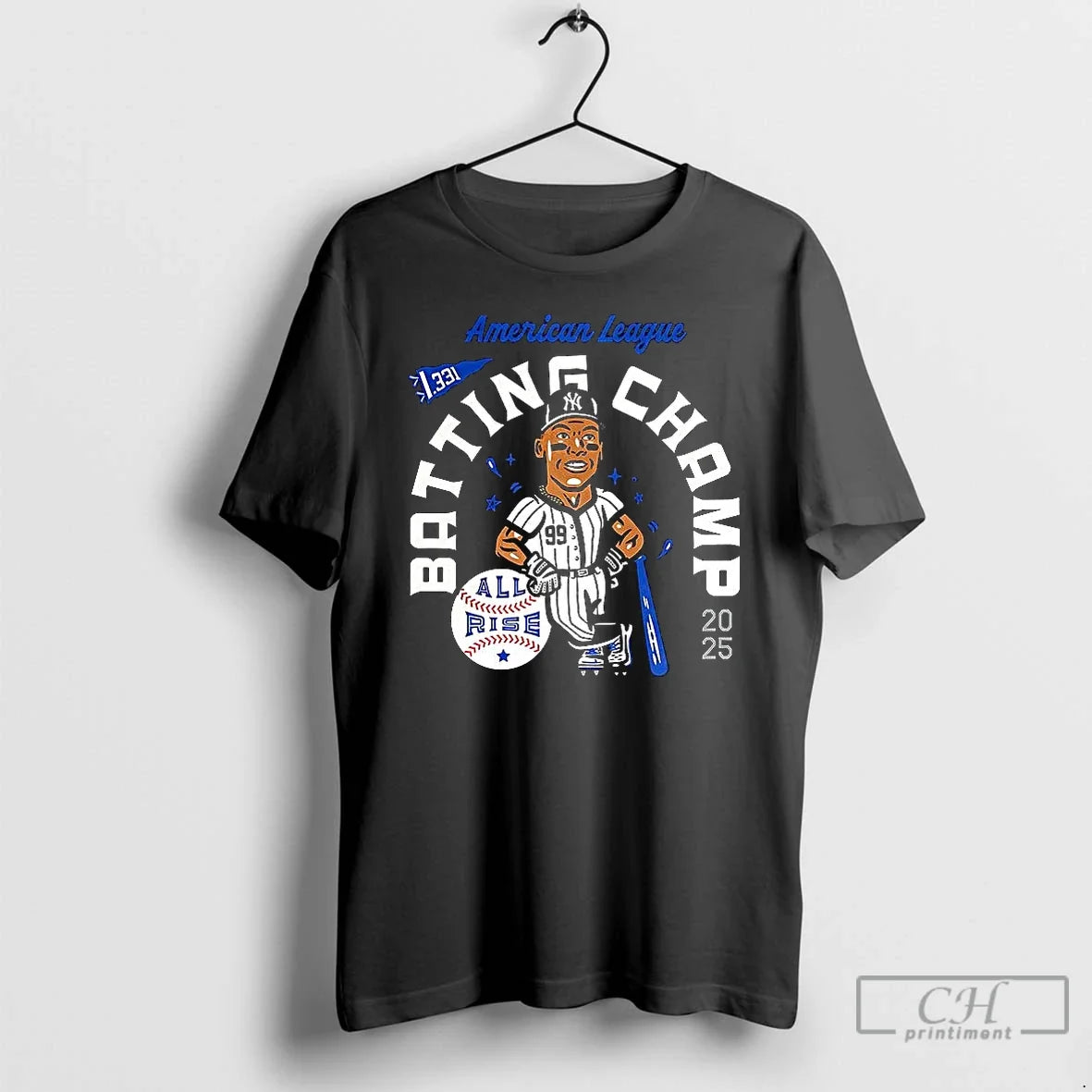 Premium Aaron Judge New York Yankees Baseball American League 2025 Batting Champ 331 T Shirts - T-Shirt, Sweatshirt, Hoodie