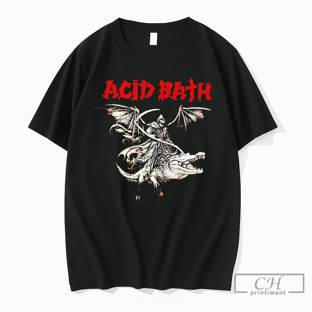 Premium Acid Bath Alligator Reaper Vintage Unisex T-shirt, Sweatshirt, Hoodie, Long Sleeve Tee - T-Shirt, Sweatshirt, Hoodie