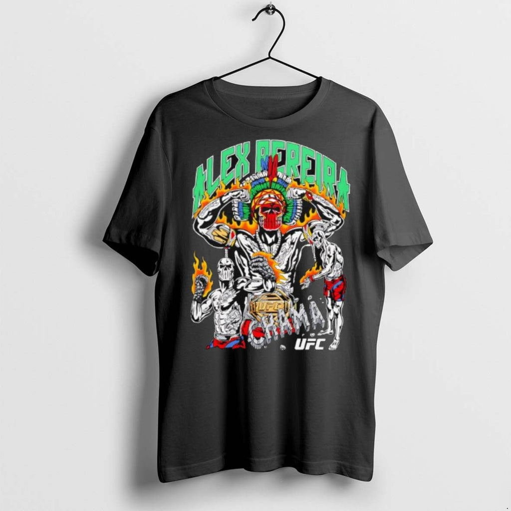 Premium Alex Pereira Ufc Chama Skull Graphic T Shirts Unisex T-shirt, Sweatshirt, Hoodie, Long Sleeve Tee - T-Shirt, Sweatshirt, Hoodie