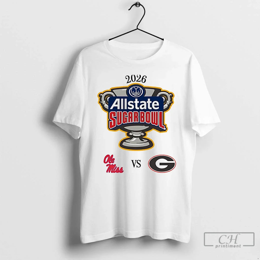 Allstate Sugar Bowl 2026 Ole Miss Vs Georgia T-Shirts, Hoodie, Sweatshirt - T-Shirt, Sweatshirt, Hoodie