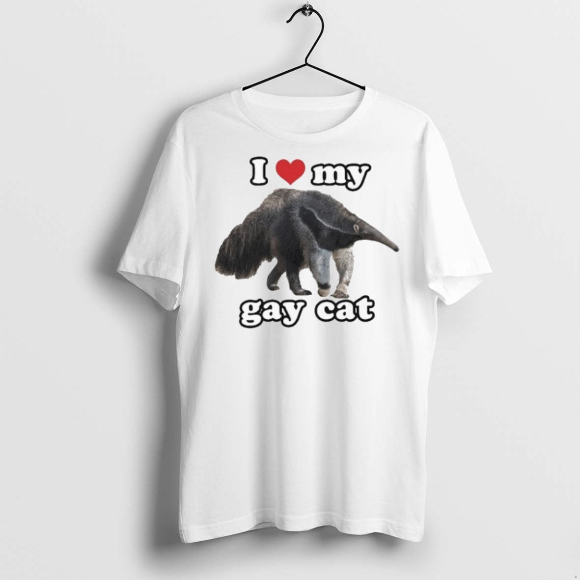 Premium Anteater I Love My Gay Cat Shirts T Shirts Unisex T-shirt, Sweatshirt, Hoodie, Long Sleeve Tee - T-Shirt, Sweatshirt, Hoodie