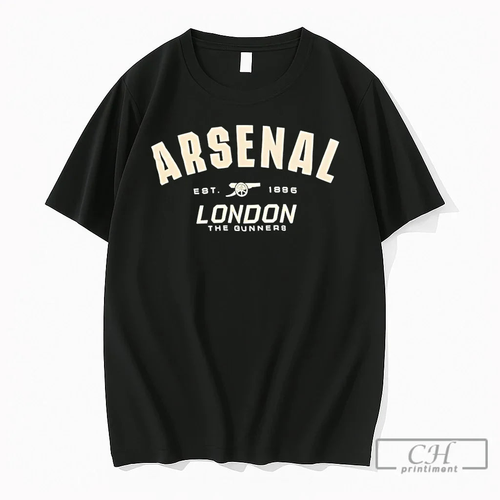 Premium Arsenal Fc London The Gunners Est 1886 Unisex T-shirt, Sweatshirt, Hoodie, Long Sleeve Tee - T-Shirt, Sweatshirt, Hoodie