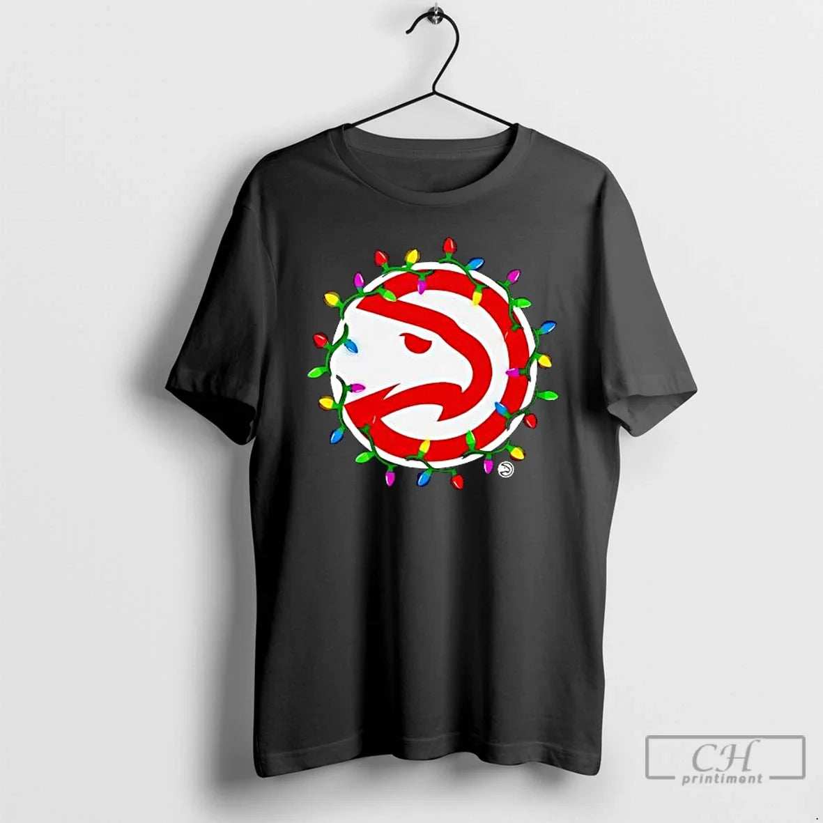 Atlanta Hawks Logo Lights Merry T-Shirts, Hoodie, Sweatshirt - T-Shirt, Sweatshirt, Hoodie