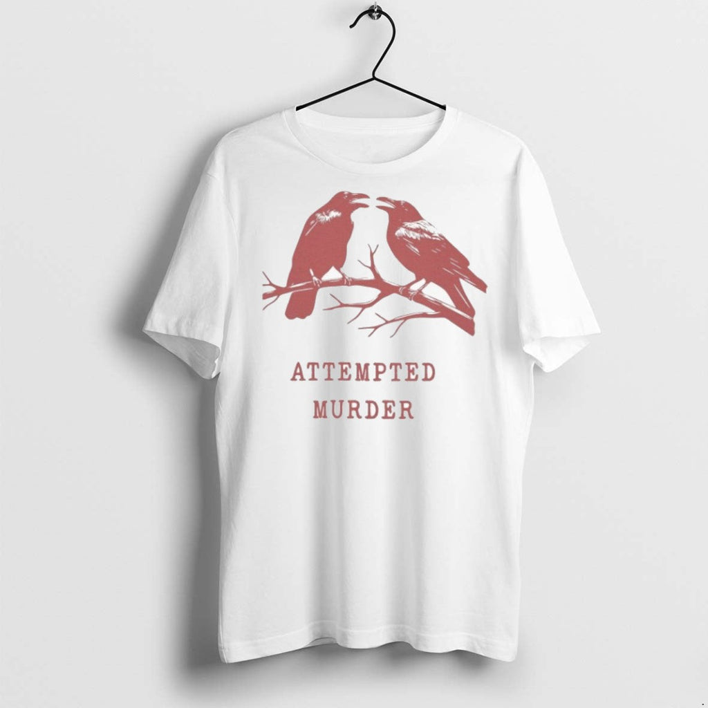 Premium Attempted With Crows T Shirts Unisex T-shirt, Sweatshirt, Hoodie, Long Sleeve Tee - T-Shirt, Sweatshirt, Hoodie