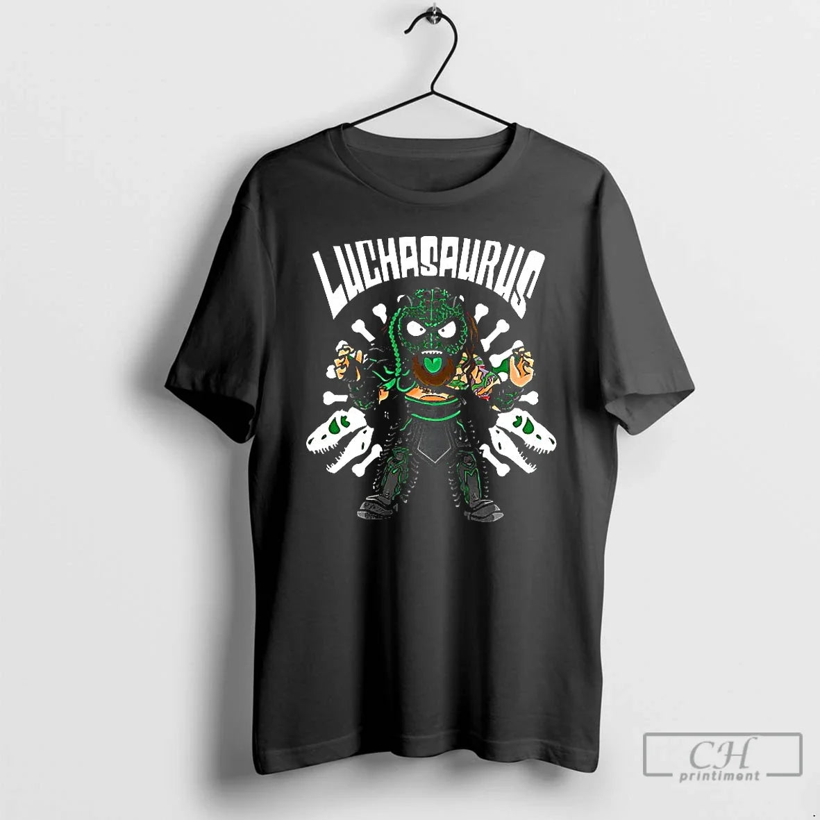 Premium Austin Matelson Awe Luchasaurus Dinosaur Graphic T Shirts Unisex T-shirt, Sweatshirt, Hoodie, Long Sleeve Tee - T-Shirt, Sweatshirt, Hoodie