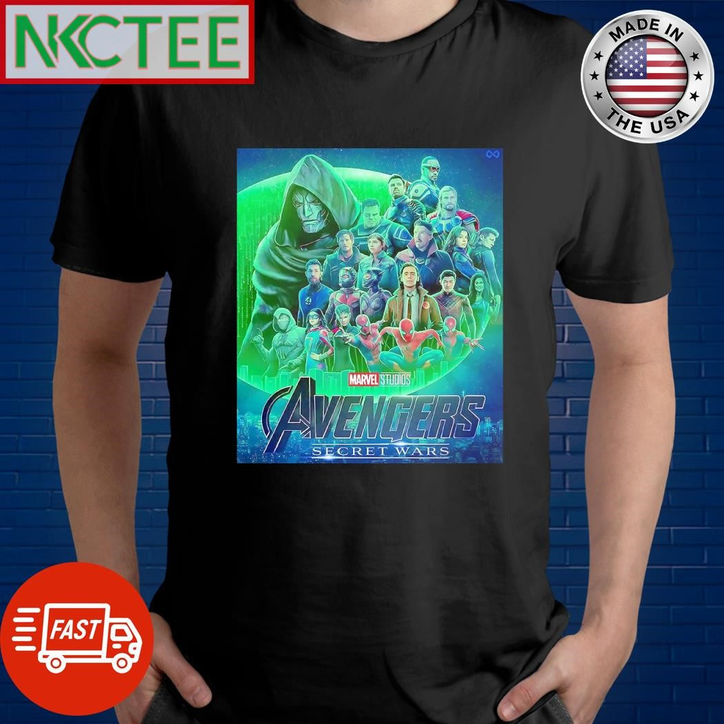 Premium Avengers Secret Wars poster shirt Unisex T-shirt, Sweatshirt, Hoodie, Long Sleeve Tee - T-Shirt, Sweatshirt, Hoodie
