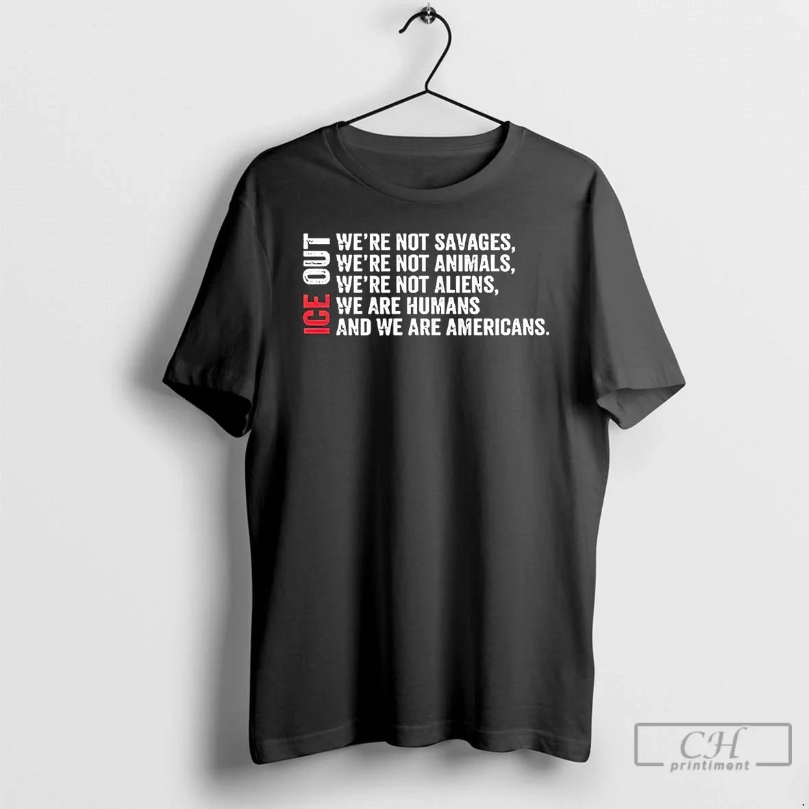 Bad Bunny Ice Out Were Not Savages Were Not Animals Were Not Aliens Were T-Shirts, Hoodie, Sweatshirt - T-Shirt, Sweatshirt, Hoodie