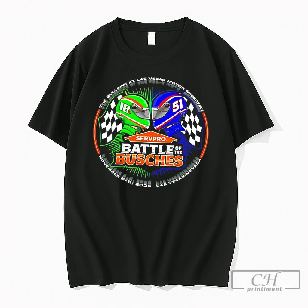 Premium Battle Of The Bushes Kyle Busch Vs Brexton Busch Tee Unisex T-shirt, Sweatshirt, Hoodie, Long Sleeve Tee - T-Shirt, Sweatshirt, Hoodie