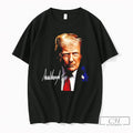 Premium Big Trump Face Signature Tee Unisex T-shirt, Sweatshirt, Hoodie, Long Sleeve Tee - T-Shirt, Sweatshirt, Hoodie