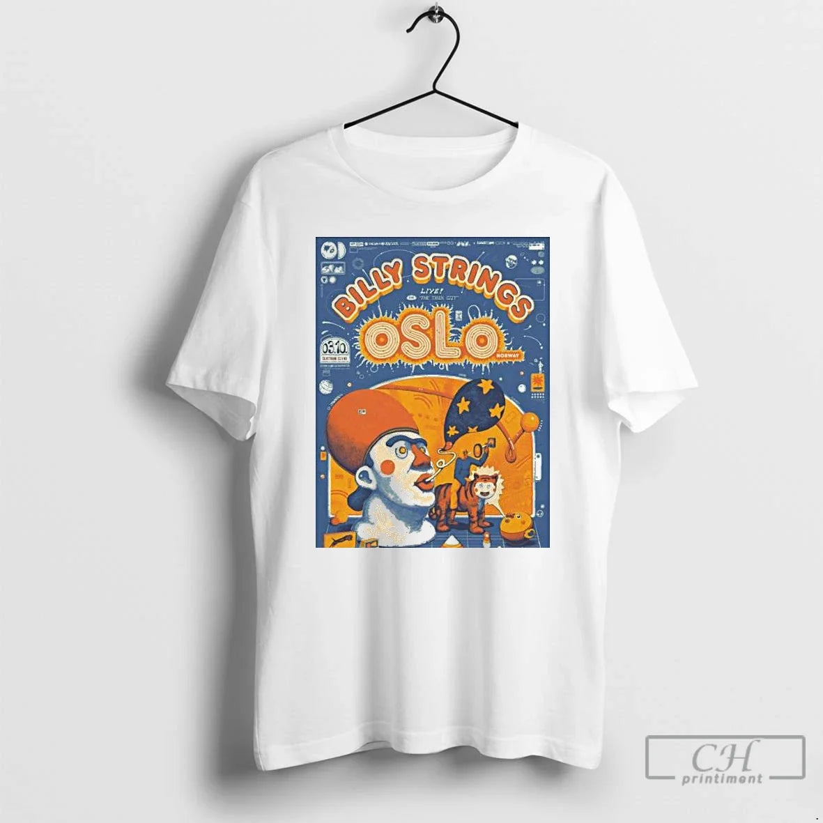 Premium Billy Strings Sentrum Scene In Oslo No October 3 2025 T Shirts Unisex T-shirt, Sweatshirt, Hoodie, Long Sleeve Tee - T-Shirt, Sweatshirt, Hoodie