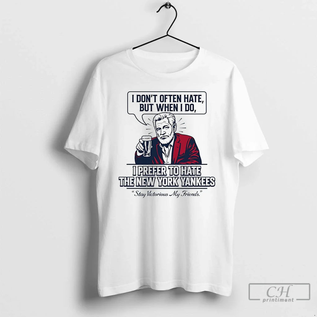 Boston Baseball Stay Victorious I Prefer Hate New York Yankees T-Shirts, Hoodie, Sweatshirt - T-Shirt, Sweatshirt, Hoodie