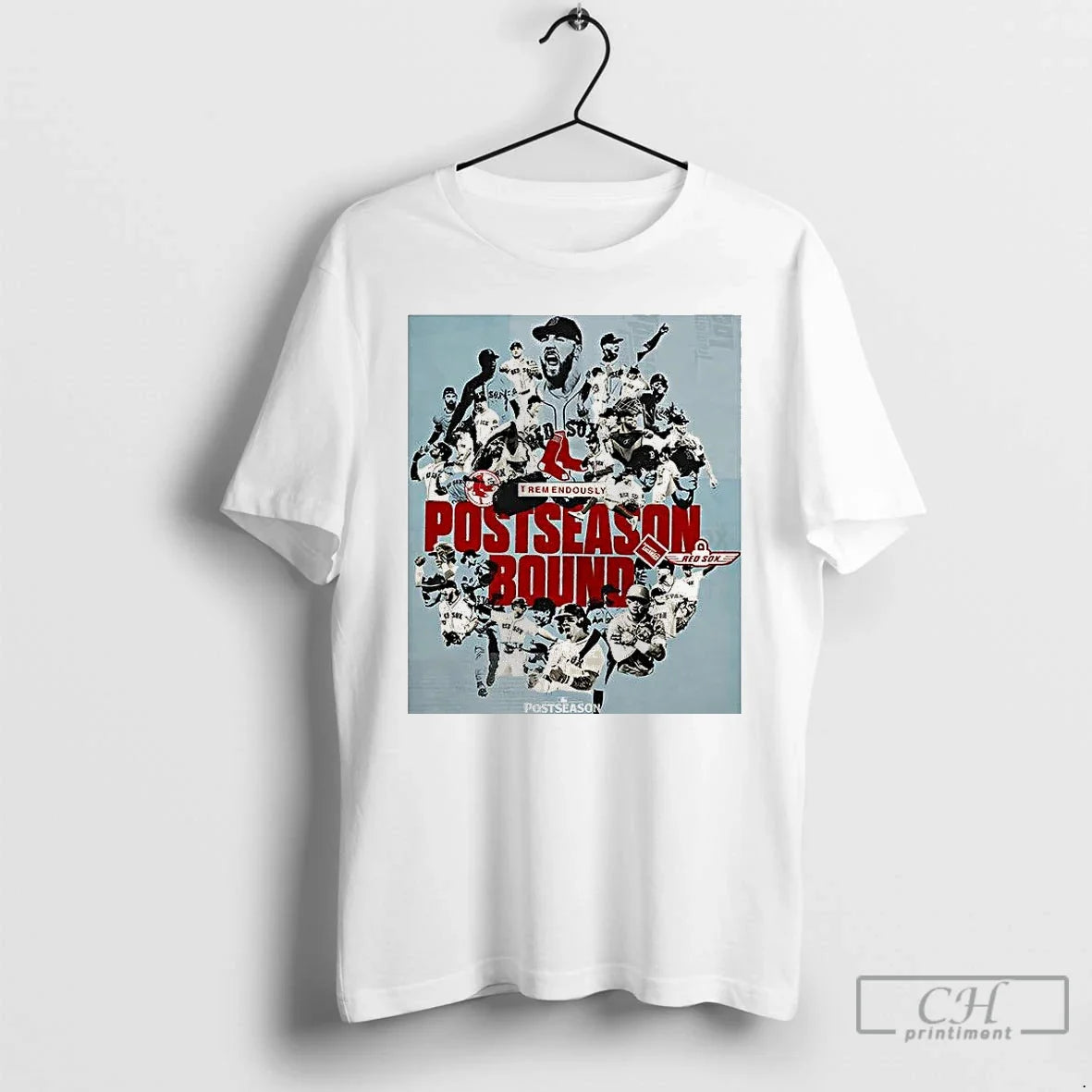 Premium Boston Red Sox Baseball Postseason Bound 2025 Trem Endously T Shirts Unisex T-shirt, Sweatshirt, Hoodie, Long Sleeve Tee - T-Shirt, Sweatshirt, Hoodie