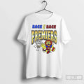 Premium Brisbane Lions Afl Back To Back Lions On The Run 2024 2025 Mascot Unisex T-shirt, Sweatshirt, Hoodie, Long Sleeve Tee - T-Shirt, Sweatshirt, Hoodie