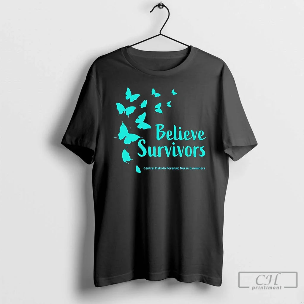 Cdfne Believe Survivors Butterfly T-Shirts, Hoodie, Sweatshirt - T-Shirt, Sweatshirt, Hoodie
