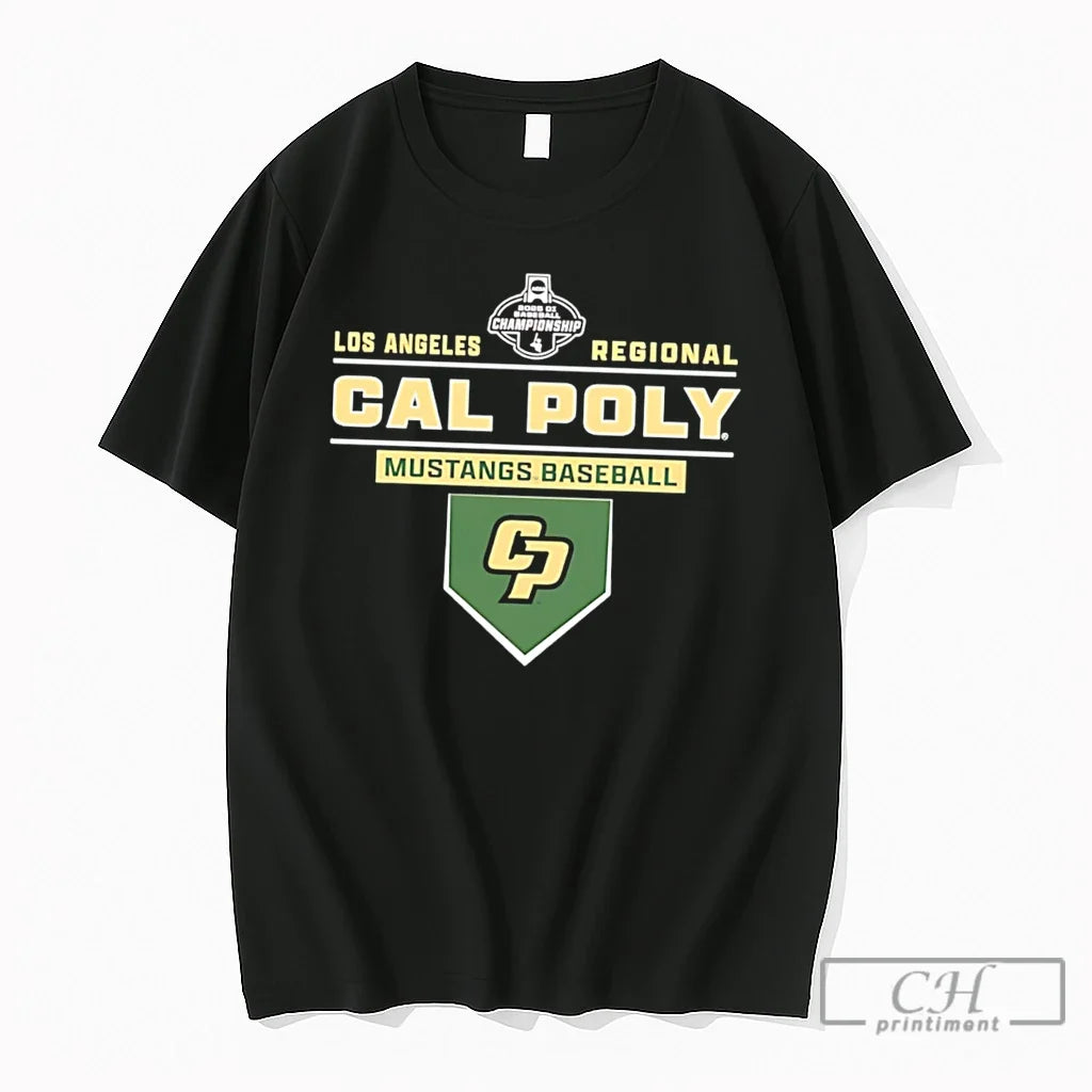 Premium Cal Poly Baseball 2026 Regional Bound Tee Unisex T-shirt, Sweatshirt, Hoodie, Long Sleeve Tee - T-Shirt, Sweatshirt, Hoodie