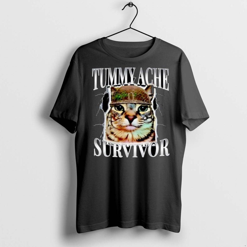 Premium Cat Tummy Achie Survivor Ornaments T Shirts Unisex T-shirt, Sweatshirt, Hoodie, Long Sleeve Tee - T-Shirt, Sweatshirt, Hoodie