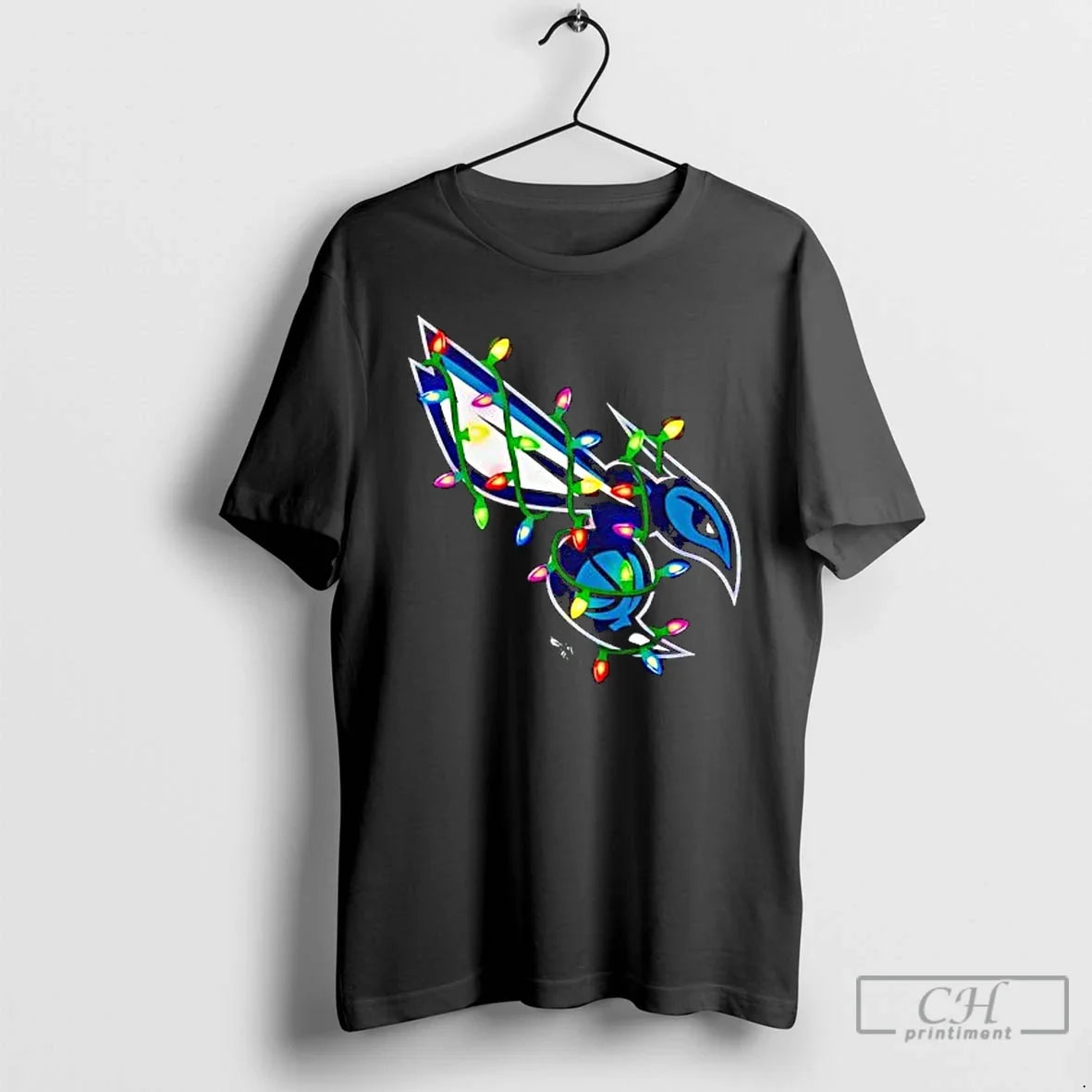 Charlotte Hornets Logo Lights Merry T-Shirts, Hoodie, Sweatshirt - T-Shirt, Sweatshirt, Hoodie