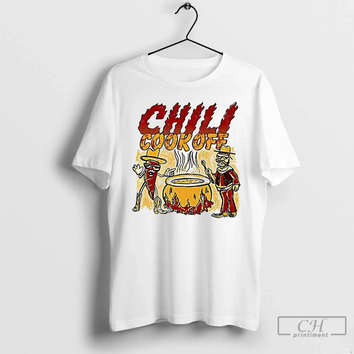 Premium Chili Cook Off Cowboy T Shirts Unisex T-shirt, Sweatshirt, Hoodie, Long Sleeve Tee - T-Shirt, Sweatshirt, Hoodie