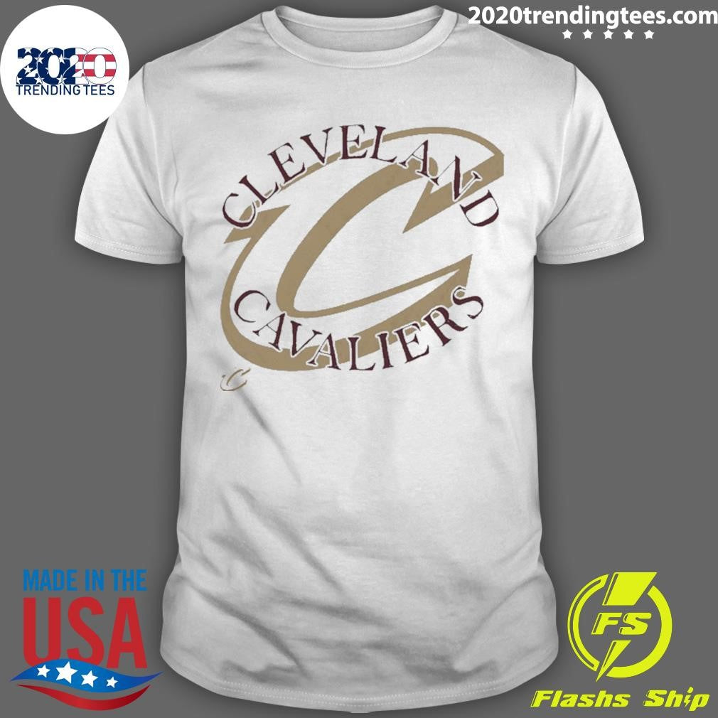 Premium Cleveland Cavaliers Stadium Essentials 2026 Logo Vintage Shirt Unisex T-shirt, Sweatshirt, Hoodie, Long Sleeve Tee - T-Shirt, Sweatshirt, Hoodie