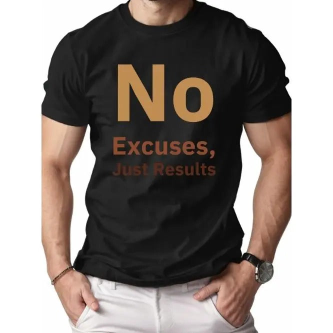 Comfort Fit Pure Cotton Soft Breathable Relaxed Fit No Excuses Just Results Guaranteed Made USA T-Shirts, Hoodie, Sweatshirt - T-Shirt, Sweatshirt, Hoodie