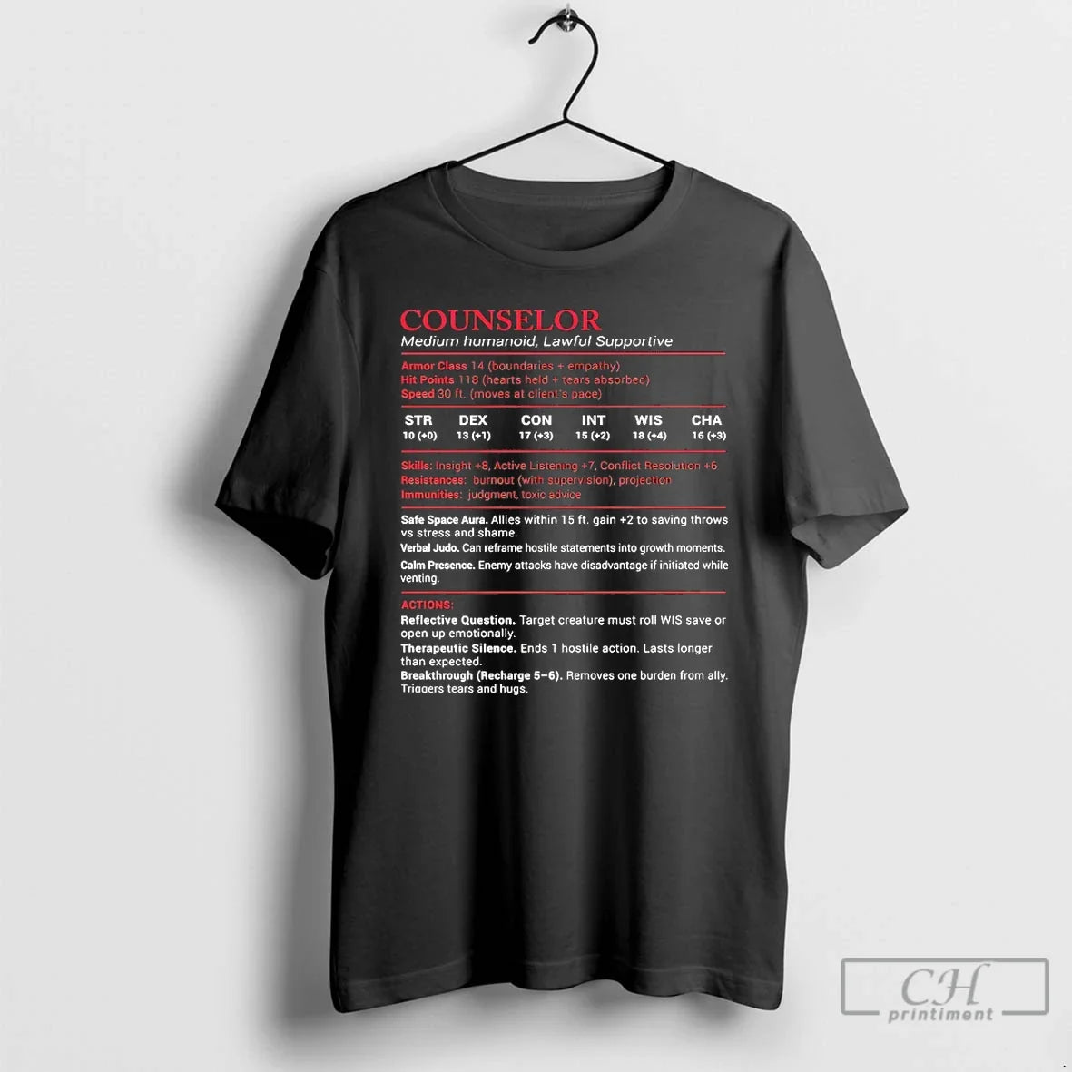Counselor Medium Humanoid Lawful Supportive T-Shirts, Hoodie, Sweatshirt - T-Shirt, Sweatshirt, Hoodie