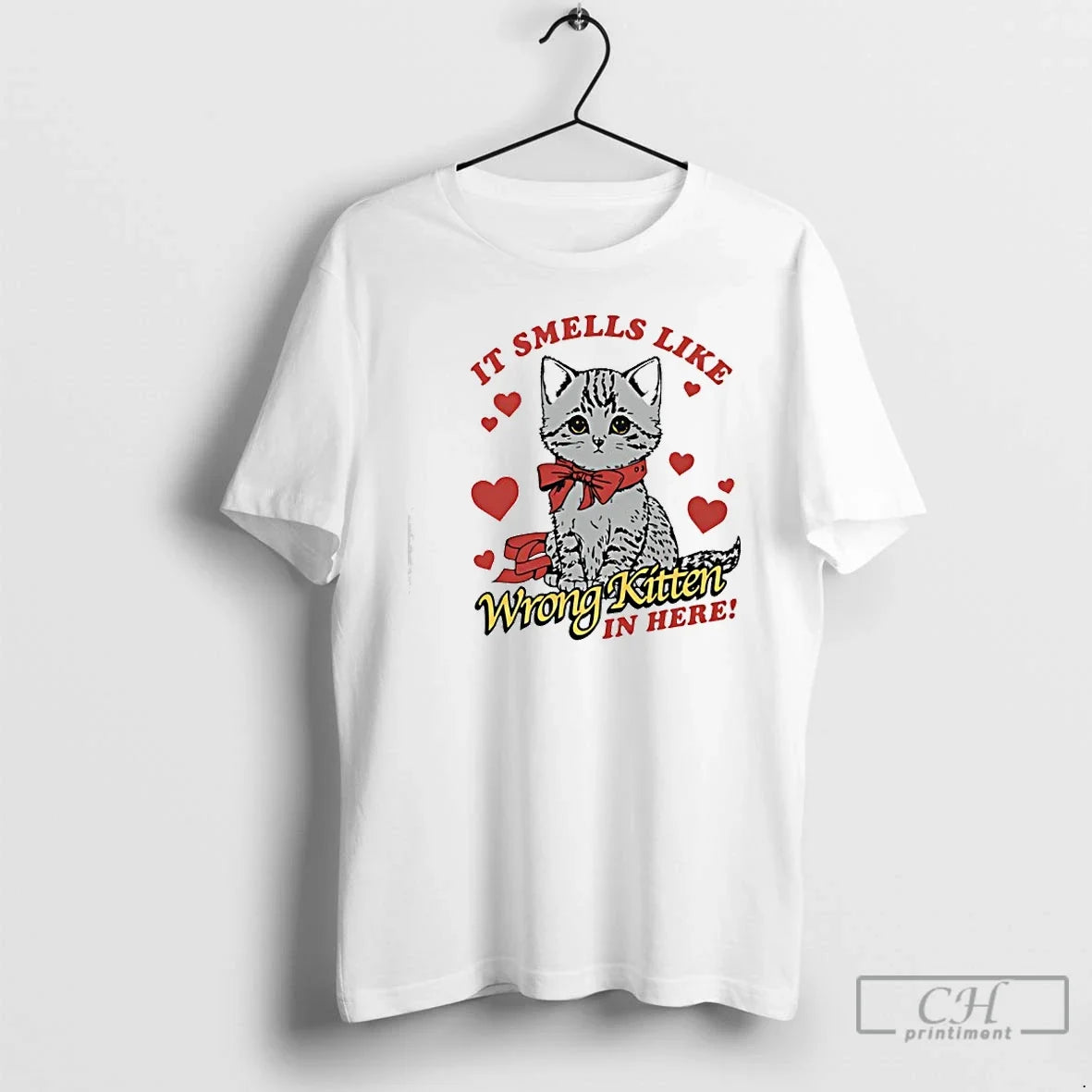 Cute Cat Smells Like Wrong Kitten Here Lover Cat T-Shirts, Hoodie, Sweatshirt - T-Shirt, Sweatshirt, Hoodie