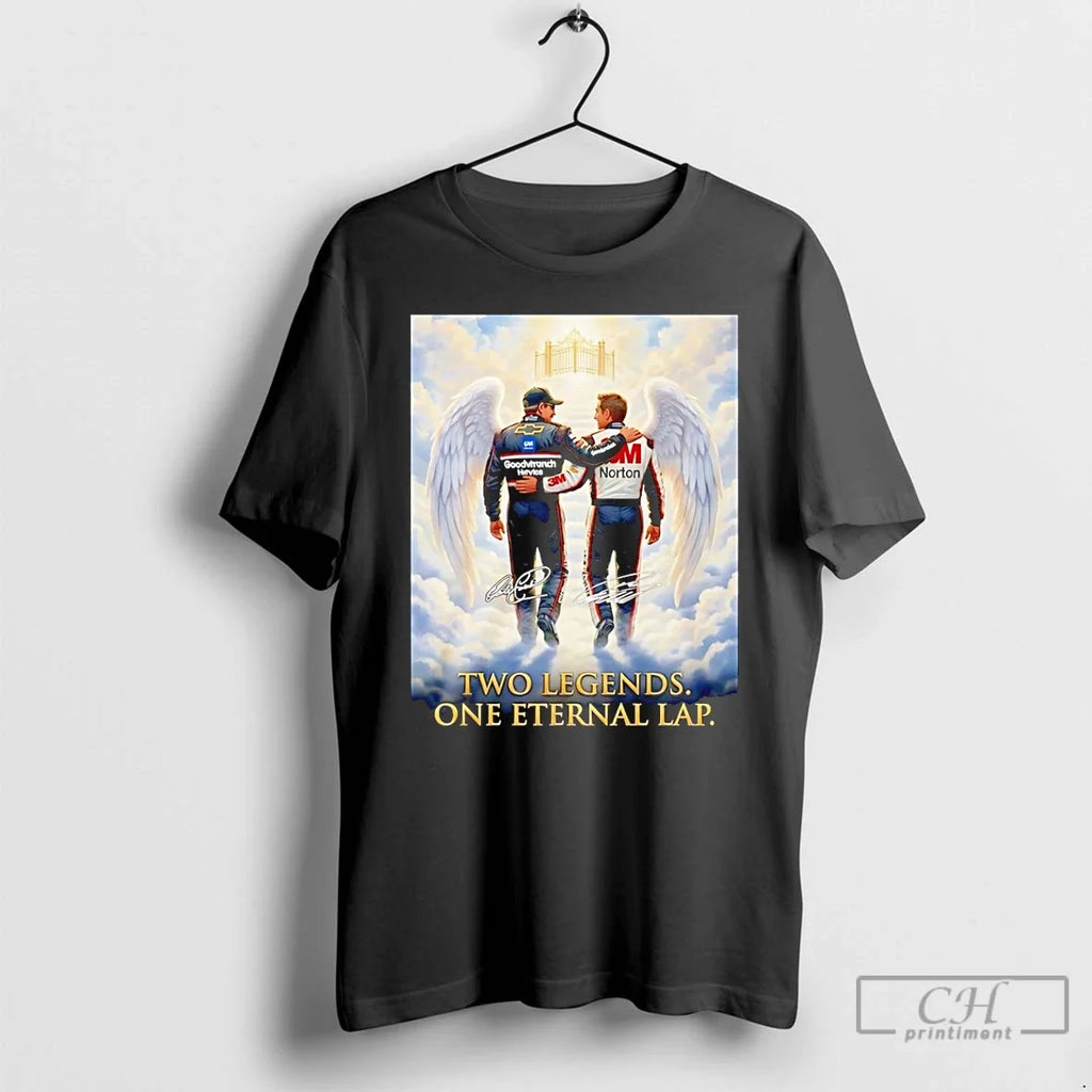 Dale Earnhardt Greg Biffle Two Legends One Eternal Lap T-Shirts, Hoodie, Sweatshirt - T-Shirt, Sweatshirt, Hoodie
