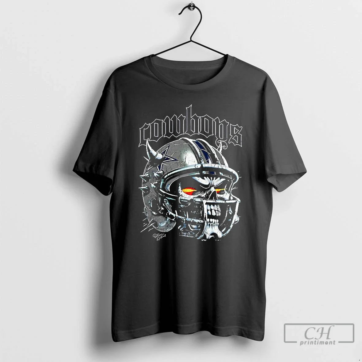 Premium Dallas Cowboys Football Skull Helmet Halloween T Shirts Unisex T-shirt, Sweatshirt, Hoodie, Long Sleeve Tee - T-Shirt, Sweatshirt, Hoodie