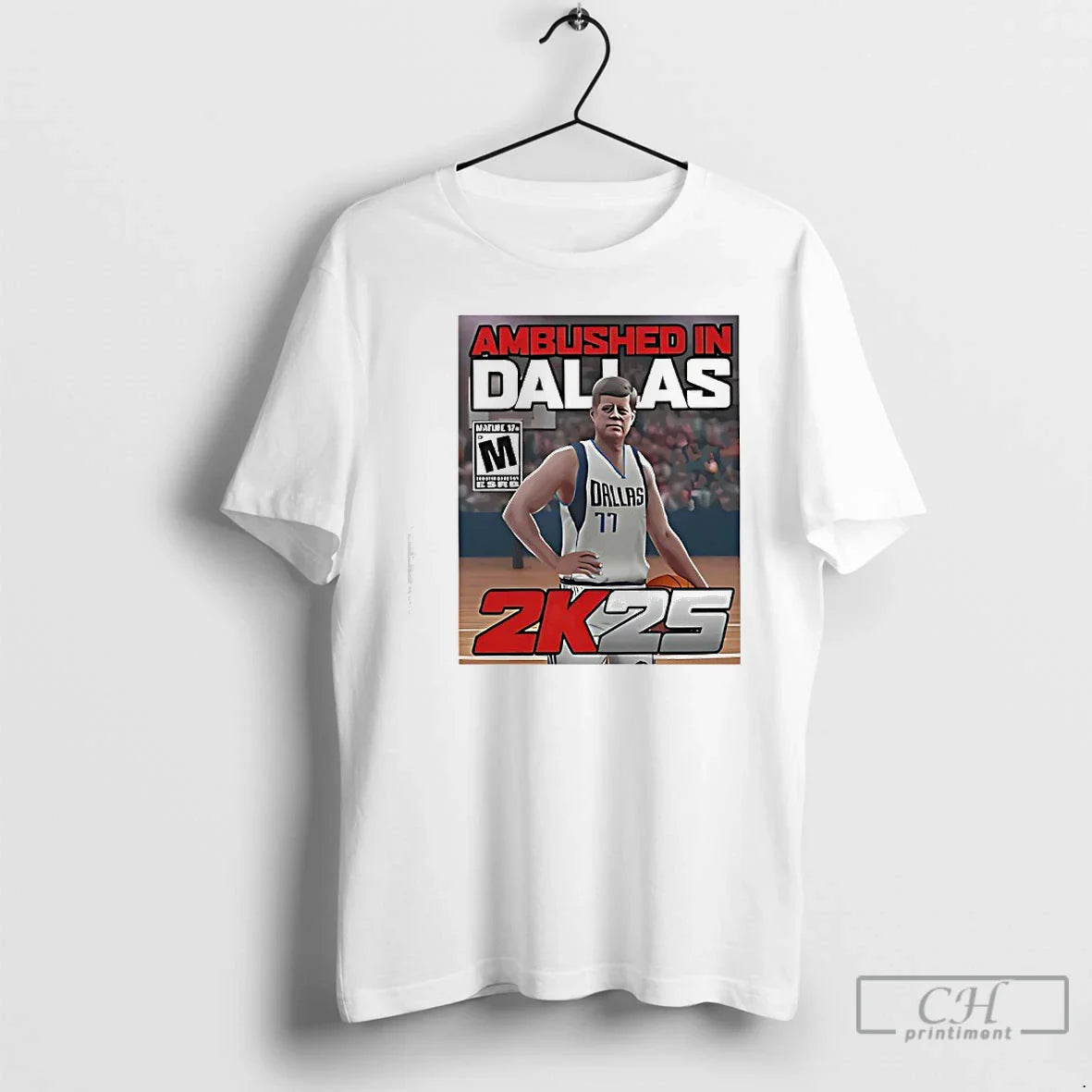 Doncic John F Kennedy Ambushed Dallas Mavericks 2k25 T-Shirts, Hoodie, Sweatshirt - T-Shirt, Sweatshirt, Hoodie
