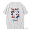 Premium Eagle Diversity Is Patriotic Fourth Of July 2026 Unisex T-shirt, Sweatshirt, Hoodie, Long Sleeve Tee - T-Shirt, Sweatshirt, Hoodie