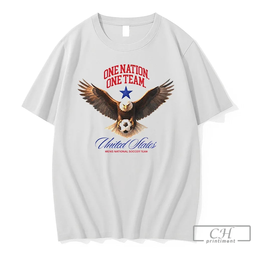 Premium Eagle One Nation One Team United States Mens National Soccer Team T Shirts Sweater - T-Shirt, Sweatshirt, Hoodie