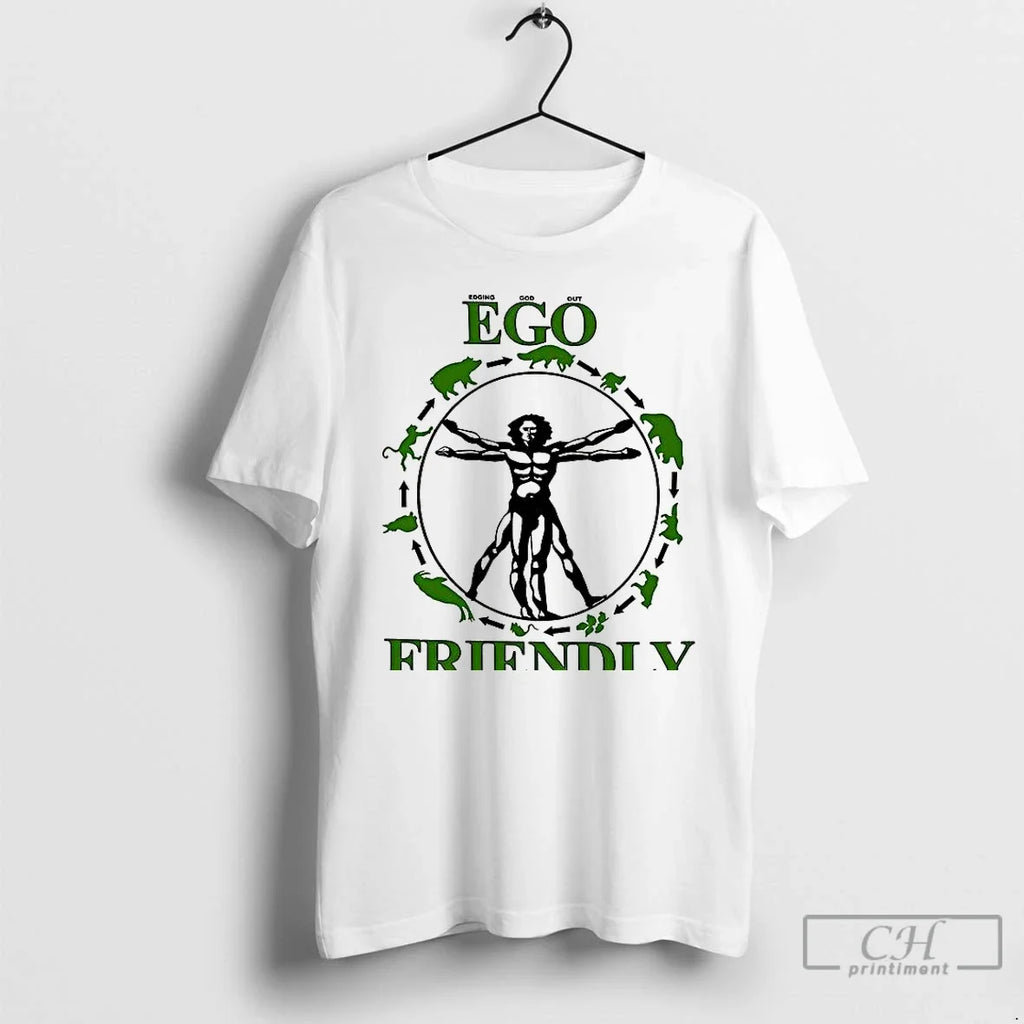 Premium Edging God Out Friendly Vitruvius The Relationship Between Humans And Nature T Shirts - T-Shirt, Sweatshirt, Hoodie
