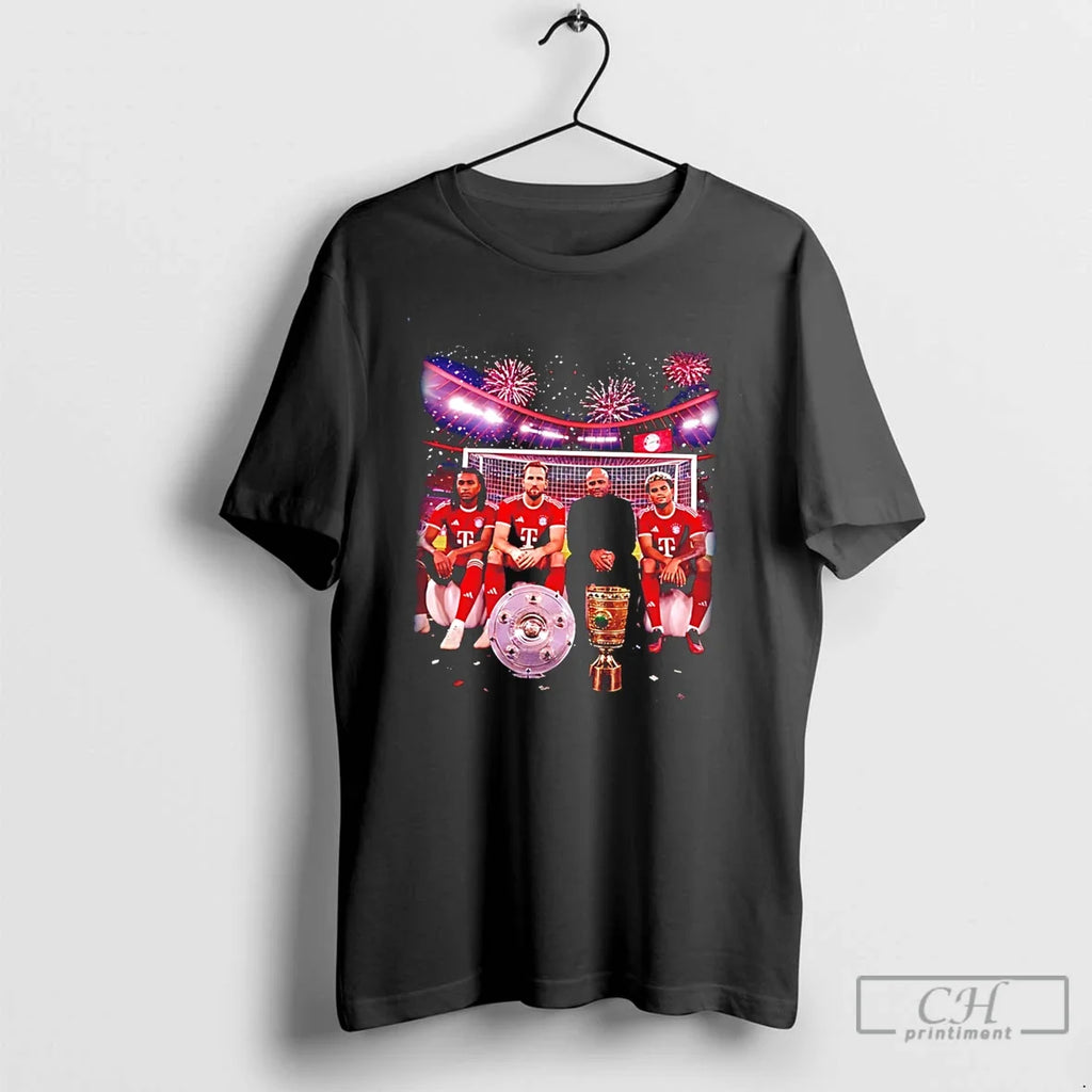 Premium Fc Bayern Munich 2026 Champions Players Celebrating Victory Tee Unisex T-shirt, Sweatshirt, Hoodie, Long Sleeve Tee - T-Shirt, Sweatshirt, Hoodie