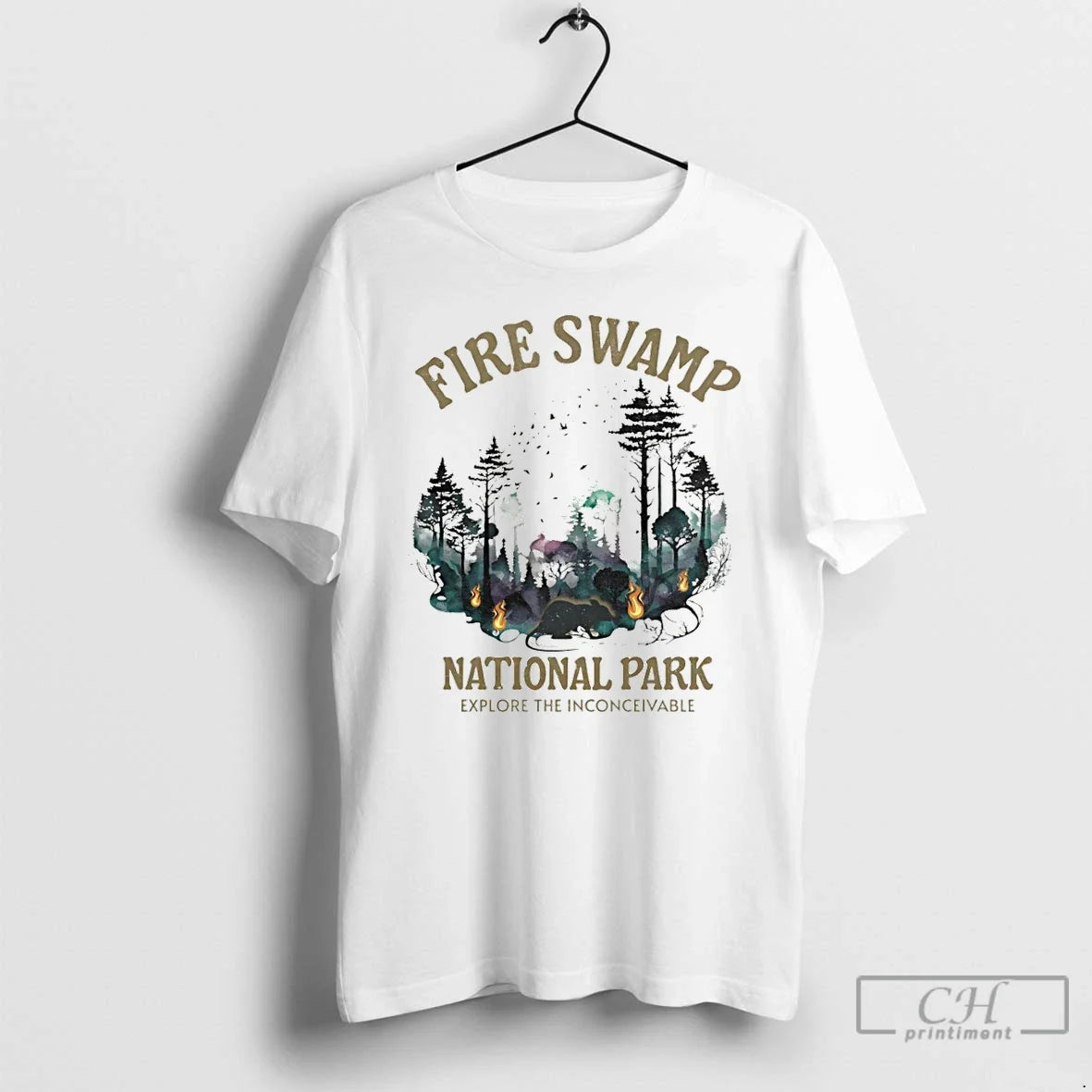 Fire Swamp National Park Explore Inconceivable Vintage T-Shirts, Hoodie, Sweatshirt - T-Shirt, Sweatshirt, Hoodie
