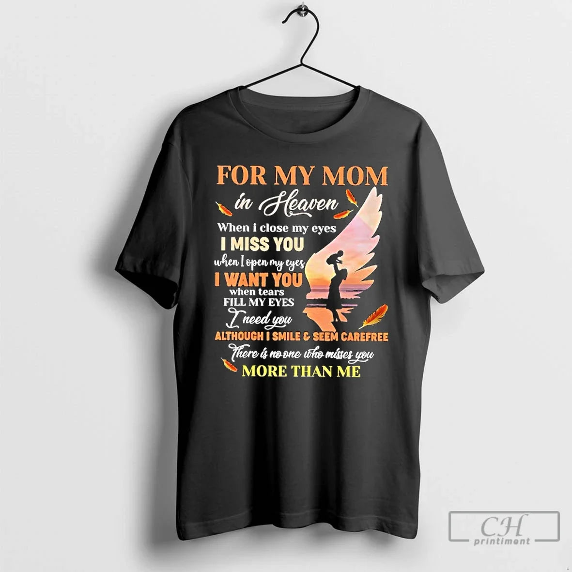 My Mom Heaven When I Close My Eyes I Miss You Mother T-Shirts, Hoodie, Sweatshirt - T-Shirt, Sweatshirt, Hoodie